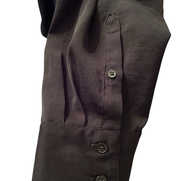 Banana Republic Classic Black Button Down Shirt - Picture 7 of 8